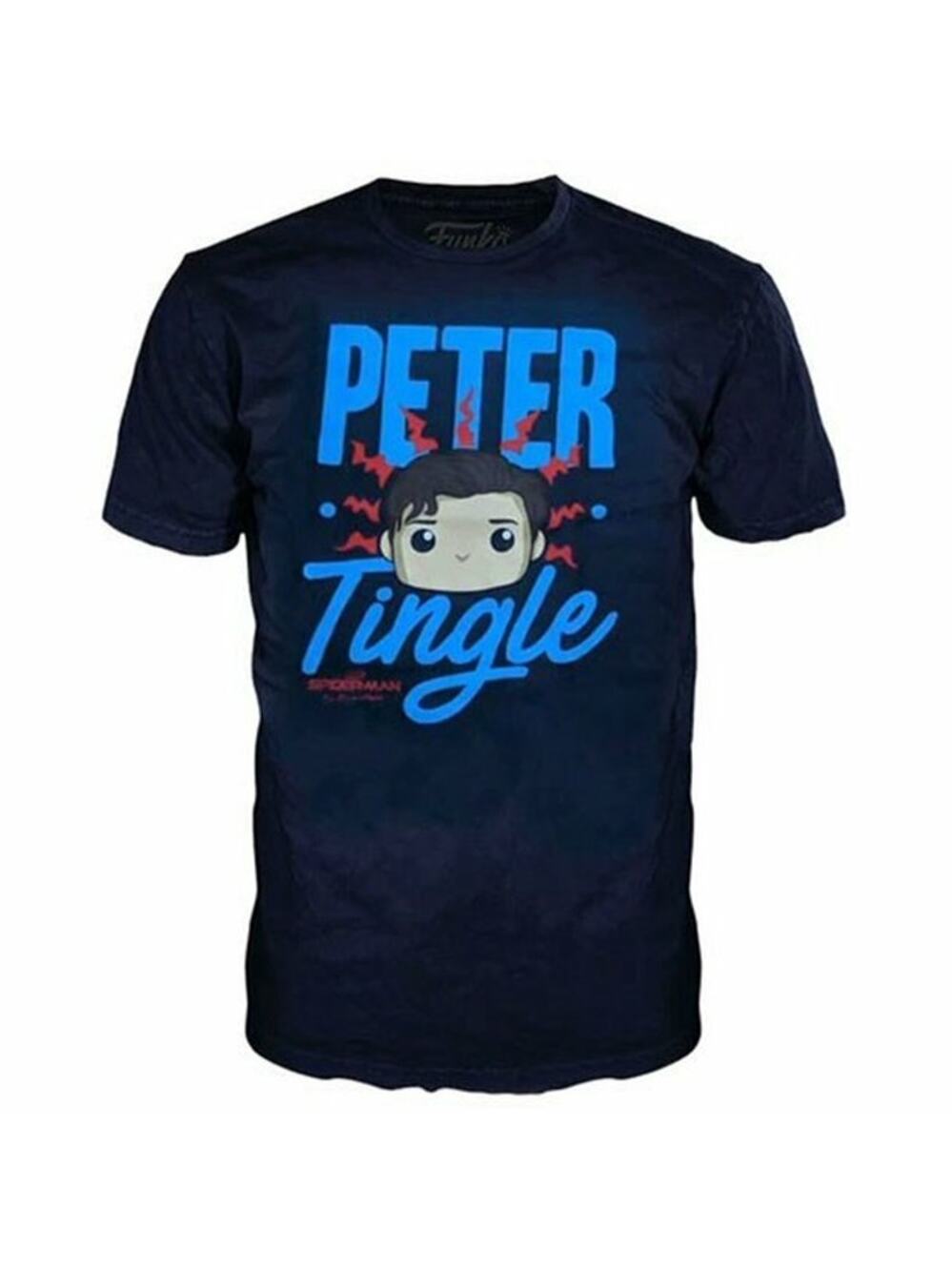 Funko Pop Tees Marvel Collector Corps Spider Man Peter Parker Tingle T-Shirt